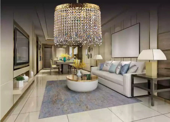 Deckenleuchter Kronleuchter Gold Deckenlampe Lüster Kristall Lampe