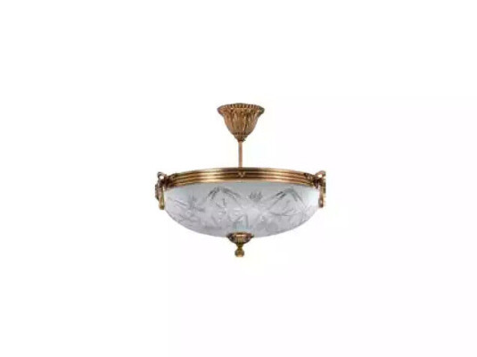 Lüster Deckenlampe Deckenleuchter Lampe Kronleuchter Glas Gold Grau