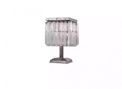 Tischlampe Tischleuchte Lampe Leuchten Silber Lampen Tisch Kristall