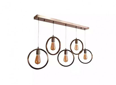 Pendelleuchte Schwarz schick Deckenlampe 70x90cm Wohnzimmer Leuchte