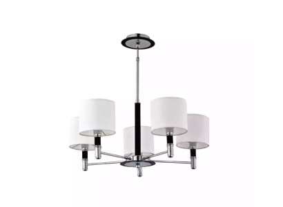 Deckenleuchte Chrom Wohnzimmer Lampe schick Luxus Gästezimmer Leuchten