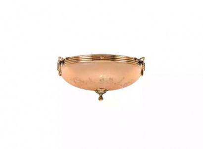 Lüster Kronleuchter Deckenlampe Deckenleuchter Lampe Glas Gold Beige