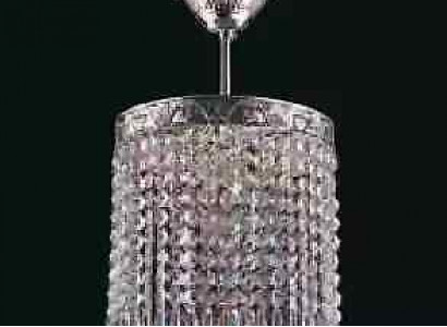 Lüster Deckenleuchter Kronleuchter Silber Deckenlampe Kristall Lampe