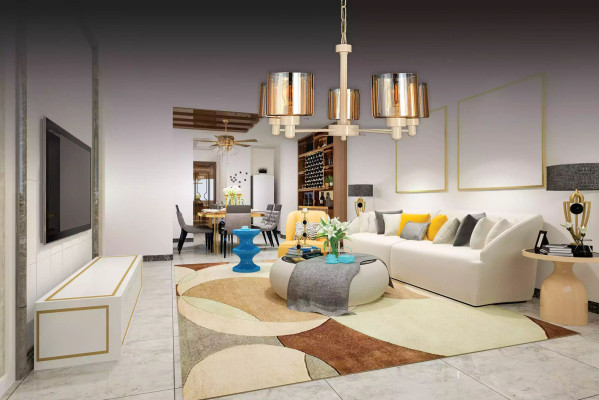 Deckenlampe Metall modernes Design Wohnzimmer Hängelampe Luster Deckenleuchte