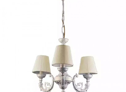 Kronleuchter Deckenleuchter Lüster Deckenlampe Lampen Zink Weiß Art