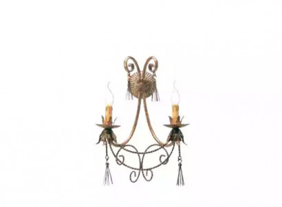 Wandleuchte Lüster Wandlampe Wandleuchten Wand Lampen Beige Luxus Neu