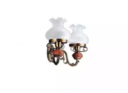 Wandlampe Wandleuchten Wandleuchte Lüster Wand Lampen Braun Barock