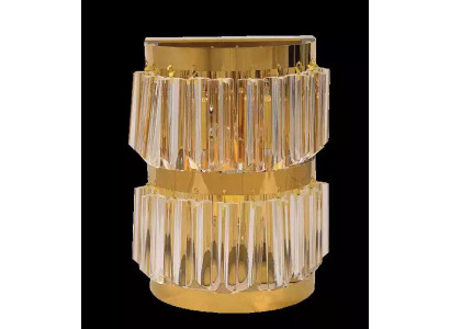 Wandleuchter Design Wand Lampe Crystal Muster Leuchte Wohnzimmer