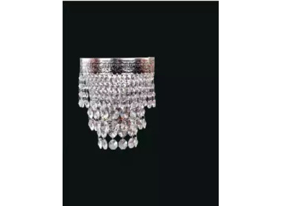 Wandleuchte Wandlampe Wandleuchten Lüster Wand Lampen Kristall Silber