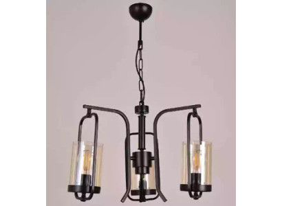 Loft Wohnzimmer Deckenlampe Luster Glass Schlafzimmer schwarz Hängelampe