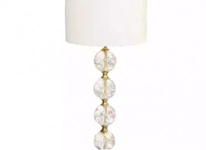 Tischleuchte Tischlampe Lampe Leuchten Gold Lampen Tisch Kristall