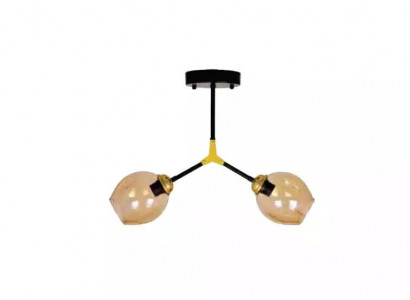 Lampen Kronleuchter Deckenleuchter Lüster Deckenlampe Glas Gold Modern