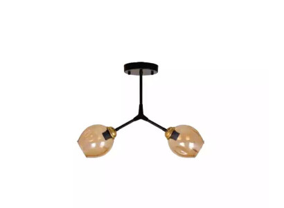 Deckenleuchter Lüster Kronleuchter Deckenlampe Lampen Glas Modern Gold