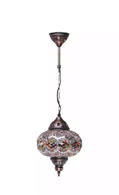 Deckenleuchter Lüster Kronleuchter Deckenlampe Lampen Glas Silber Neu