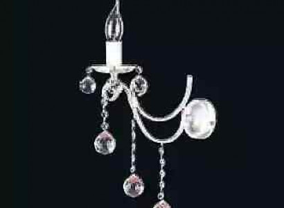 Wandlampe Wandleuchten Wandleuchte Lüster Wand Lampen Silber Kristall