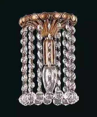 Lüster Deckenleuchter Kronleuchter Gold Deckenlampe Kristall Lampe