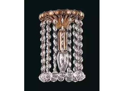 Lüster Deckenleuchter Kronleuchter Gold Deckenlampe Kristall Lampe