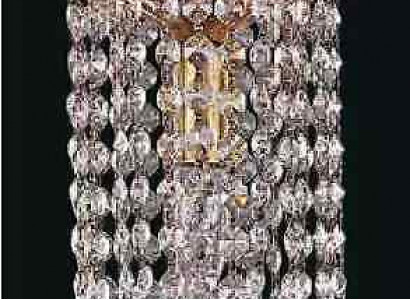 Lüster Deckenleuchter Kronleuchter Gold Deckenlampe Kristall Lampe