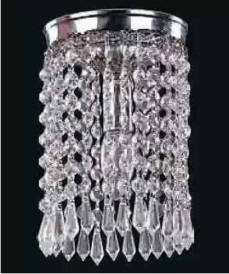 Lampe Deckenleuchter Kronleuchter Silber Deckenlampe Lüster Kristall