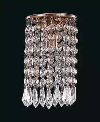 Lampe Deckenleuchter Kronleuchter Gold Deckenlampe Lüster Kristall