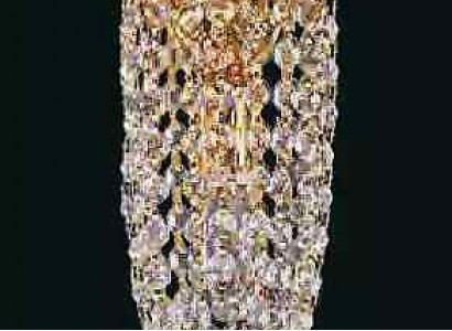 Lampe Deckenleuchter Kronleuchter Gold Deckenlampe Lüster Kristall