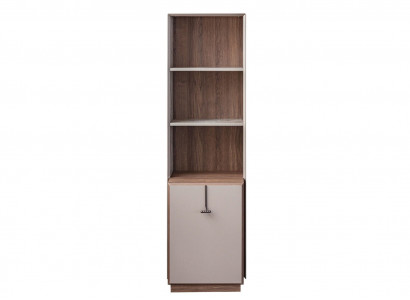 Modernes Bücherregal Designer Standregal Beige Büroregale Bücherschrank