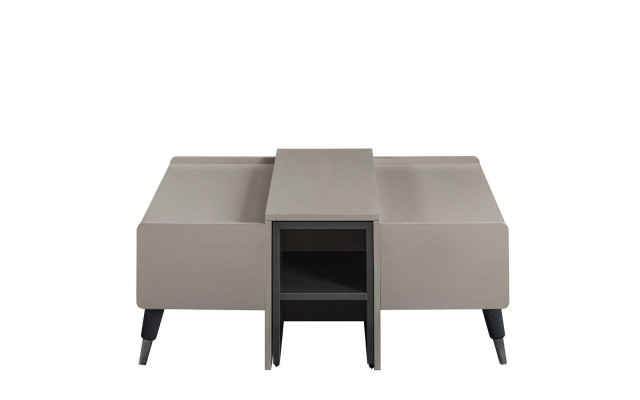 Weißer Kaffeetisch Moderner Sofatisch Holz Couchtisch Wohnzimmer Möbel