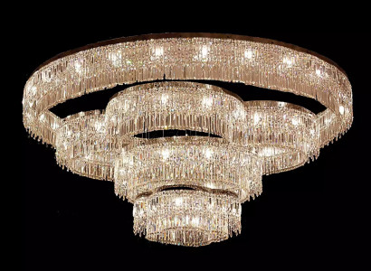 Kronleuchter Für das Foyer Crystal glänzendes neu Innenbereich Luxus Neu