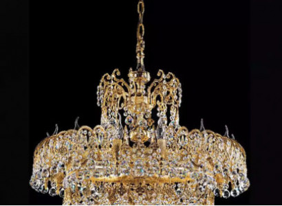 Luxus Deckenleuchte Hotel Lampe Große Deckenleuchte 75x120cm Kronleuchter