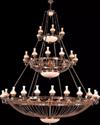 Große Leuchte Lampe Kronleuchter Luxus Lampen xxl deckenleuchte 250x300