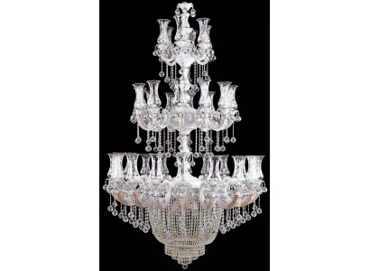 Kronleuchter Lampe xxl Leuchte Hängelampe Hängeleuchte Leuchte 125x230