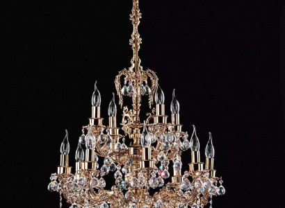 Deckenleuchte Luster Kronleuchter Kristall Lampe Leuchten Lampen Geld 65x113