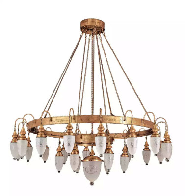 Hängeleuchte Kronleuchter Lampe Kristalllampe Deckenleuchte Lampen 190x220