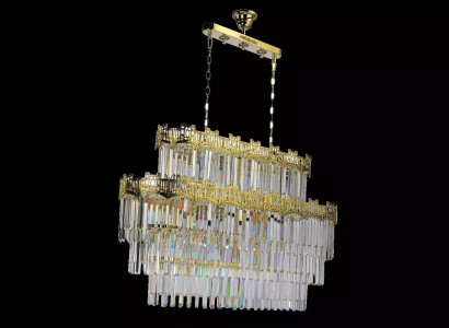 Kronleuchter Moderne Gold Anhänger Leichte Pendant Wohnzimmer Luxus