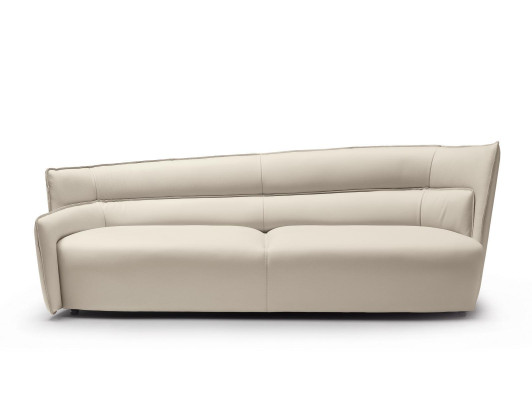 Sofa 3 Sitz Couch Leder Weiß Wohnzimmer möbel Sofas Couch Italienischer Prianera
