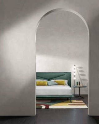 Doppel Bettrahmen Luxus Schlafzimmer Bett Doppelbett Holz Grün Leder Betten Neu