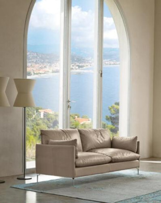 Sofa 3 Sitz Sofas Sitz Design Couch Dreisitzer Luxus Möbel Stil Leder Prianera