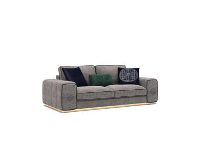 Luxus Couch Polstermöbel Polster Sofa Textil Couchen Wohnzimmer Neu Zweisitzer