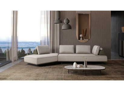 Ecksofa L Form Wohnzimmer Sofa Polstersofa Grau Stoffsofa Couch Modern