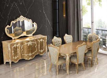 Esszimmer 6x Stuhl Garnitur Set Stühle Neu Essgarnitur Essgruppe Luxus Möbel