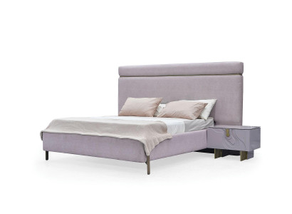 Doppelbett Komplette Schlafzimmermöbel Bett Rosa Luxus Set 3tlg Holz