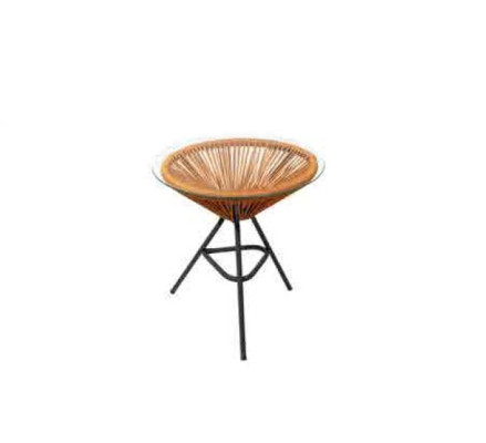 Modern Set für Ihren Garten Besteht aus Sessel Hocker und Beistelltisch