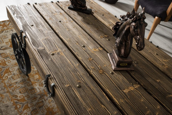 Couchtisch Design Wohnzimmer Luxus Holz zeitgenössische Möbel Tisch Möbel Tische