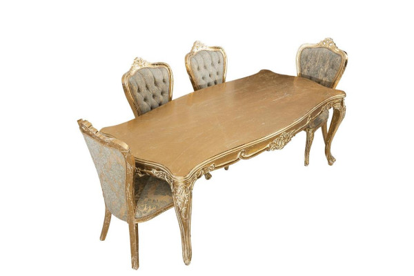  Esszimmer Stuhl Designer Sessel Barock Luxus Sessel Klassische Stühle Neu