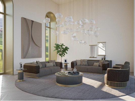  Sofagarnitur 4tlg Textil Sofa Dreisitzer Polster Sessel Neu Zweisitzer Sofa