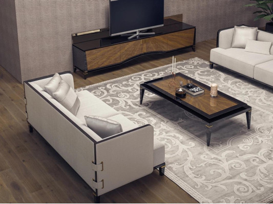  Polstermöbel Sofa Couch Designer 2x Dreisitzer Sofas Modern Weiß Einrichtung