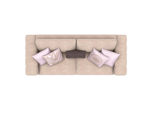 Beige Dreisitzer Sofa Couch Wohnzimmer Polstermöbel Einrichtung Neu Möbel