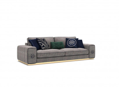 Modern Grau Sofa Couch Luxus Möbel Wohnzimmer Einrichtung Polstermöbel