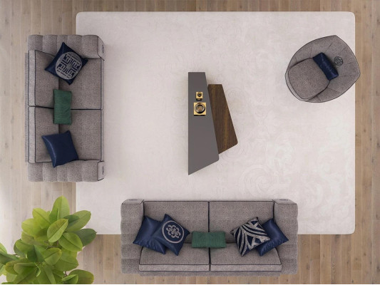 Sofagarnitur Wohnzimmer Komplett 5tlg Sofas Couchen Modern Sessel mit Couchtisch