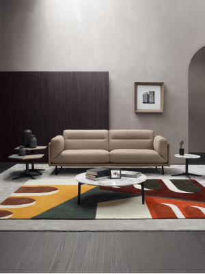 Sofagarnitur Couch Polster Ledersofa Italienische Möbel Sofa Prianera